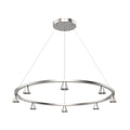 Dune 33-in Chandelier — Brushed Nickel [Universal Voltage]