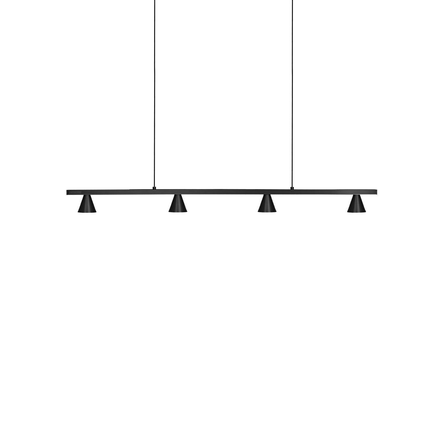 Dune 37-in Linear Pendant — Black [Universal Voltage]