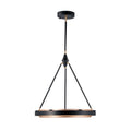 Duo 24-in Pendant — Classic Black/Gold Shimmer [Universal Voltage and 0-10 Dimming]