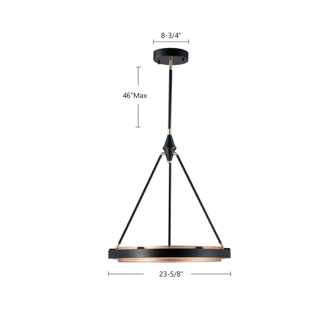 Duo 24-in Pendant