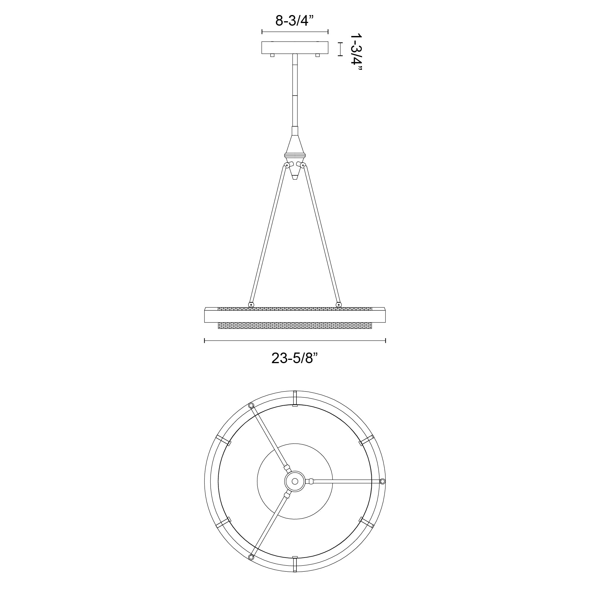 Duo 24-in Pendant