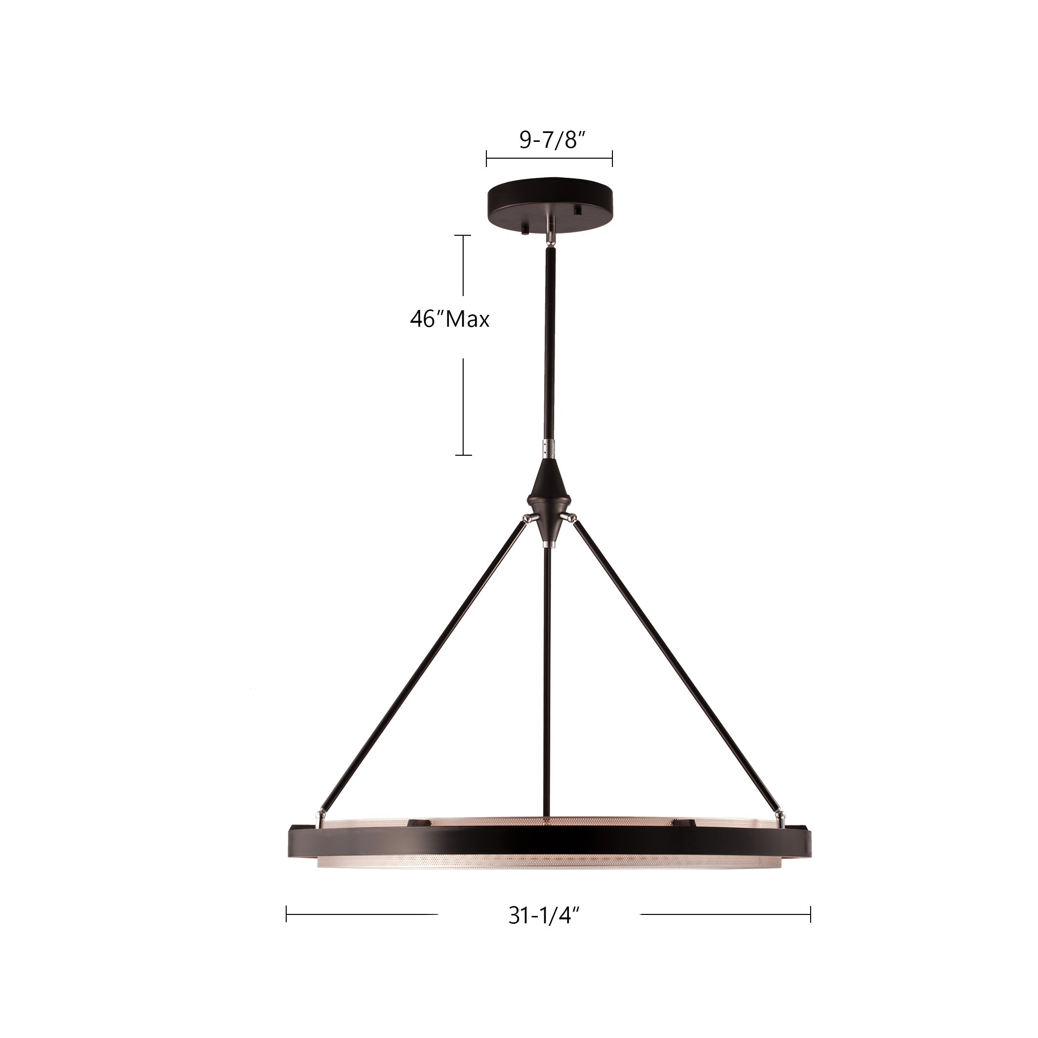 Duo 32-in Pendant