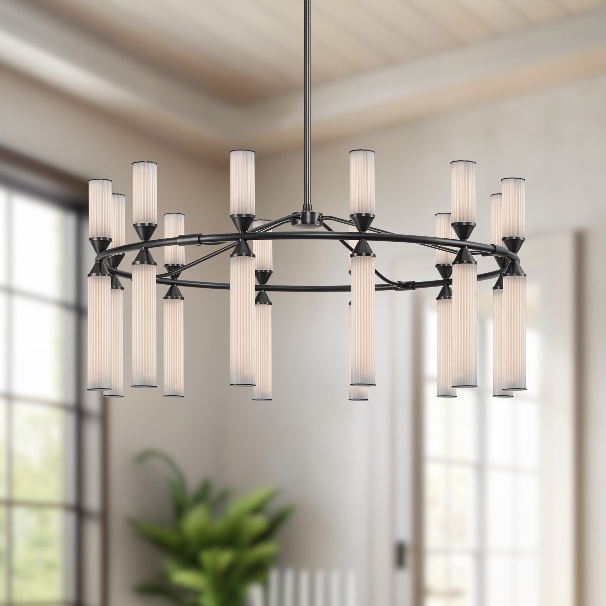 Edwin 38-in Chandelier