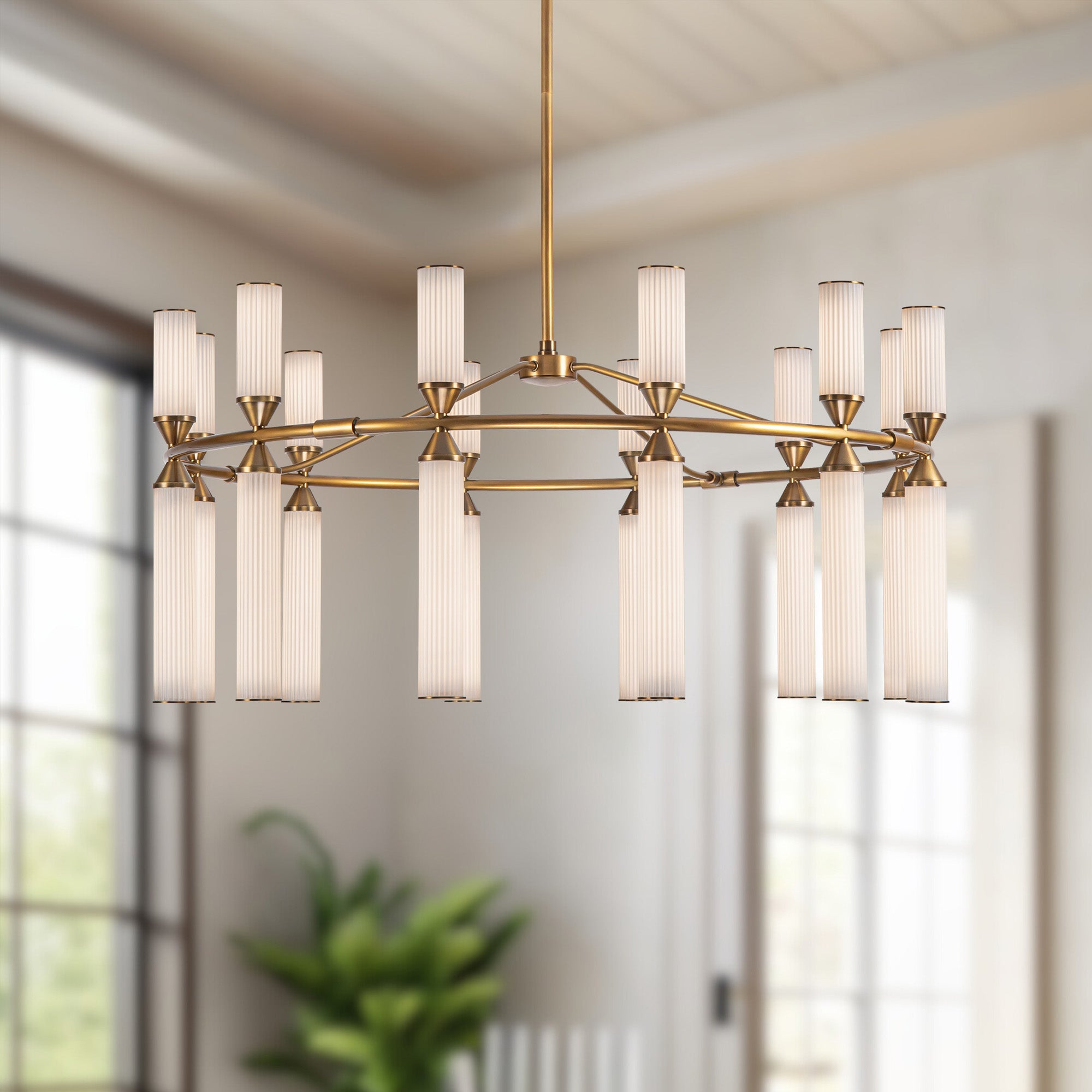 Edwin 38-in Chandelier