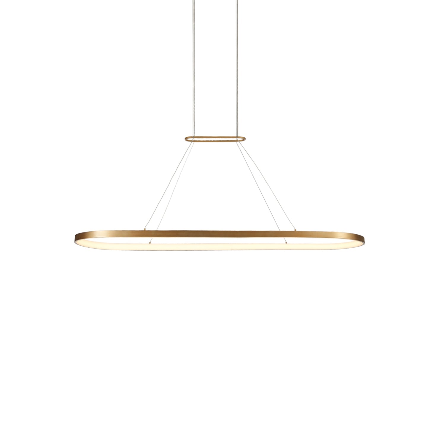 Eerie 47-in Pendant — Antique Brass