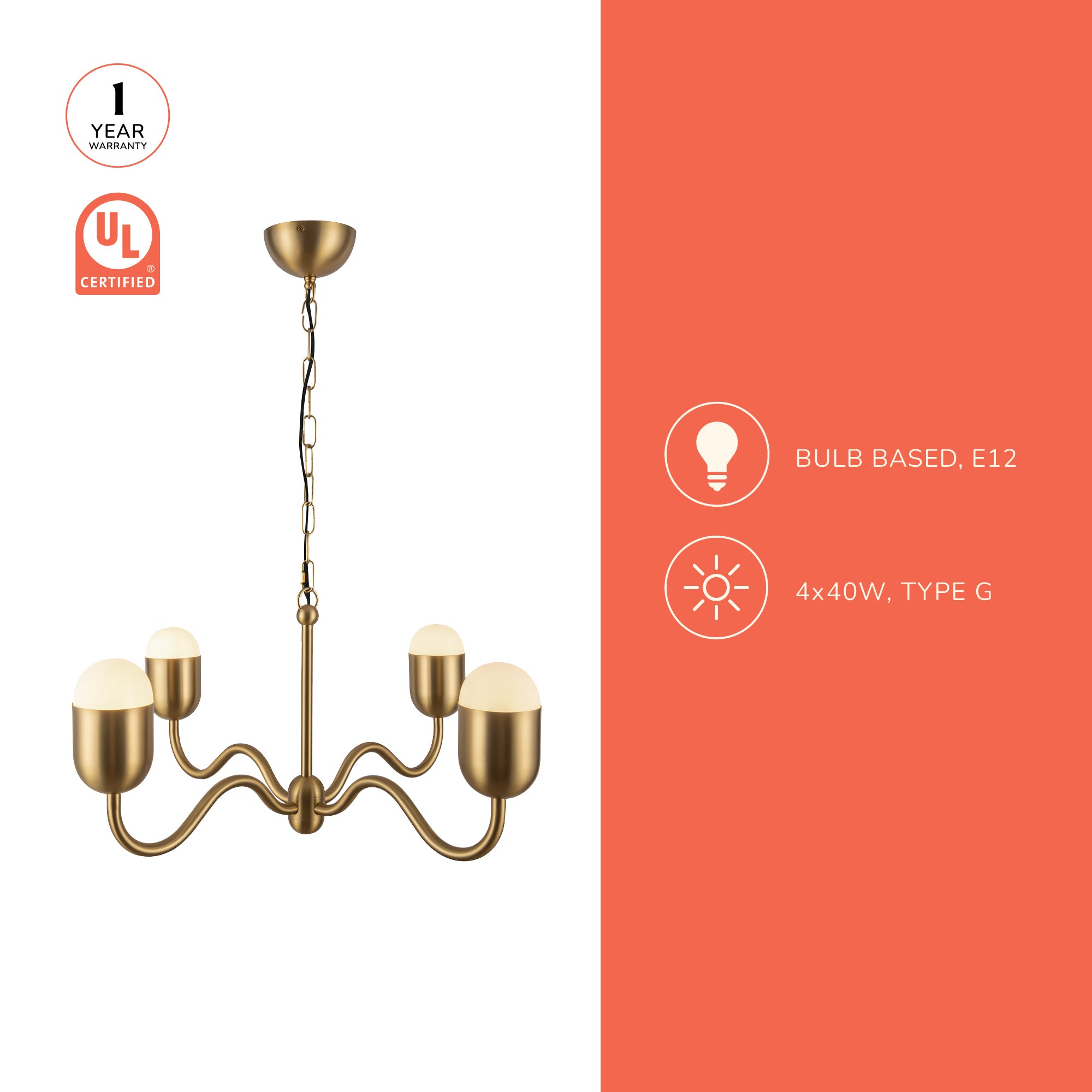 Effie 27-in Chandelier