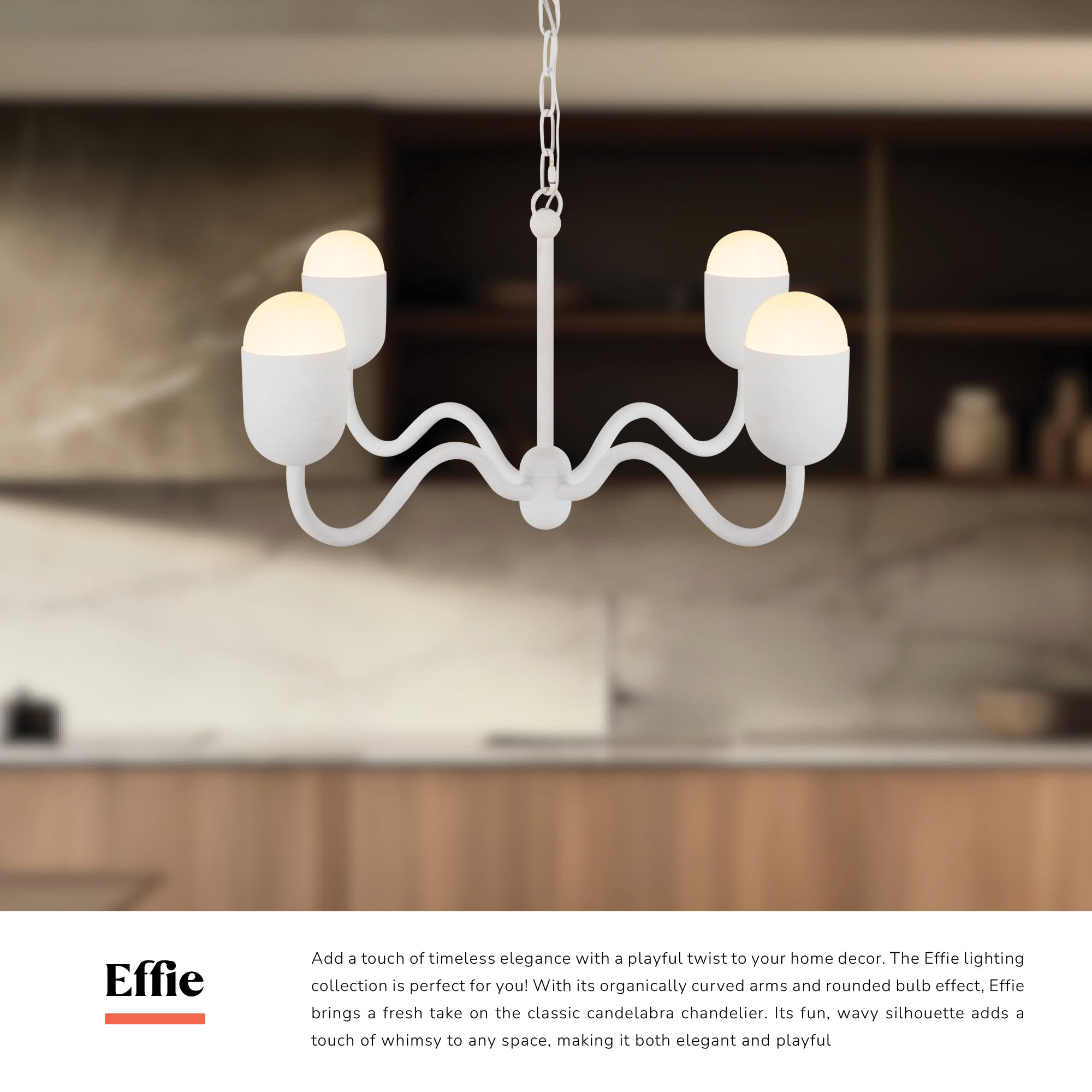 Effie 27-in Chandelier