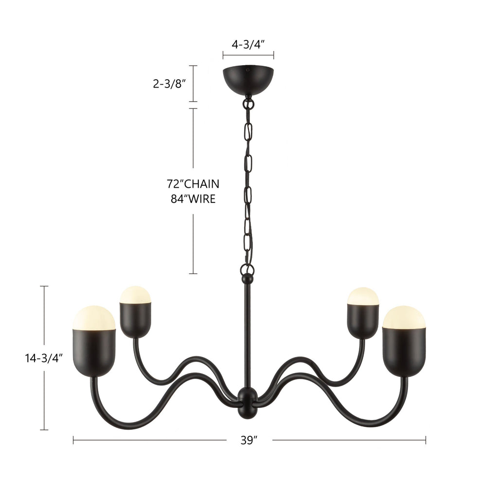 Effie 39-in Chandelier