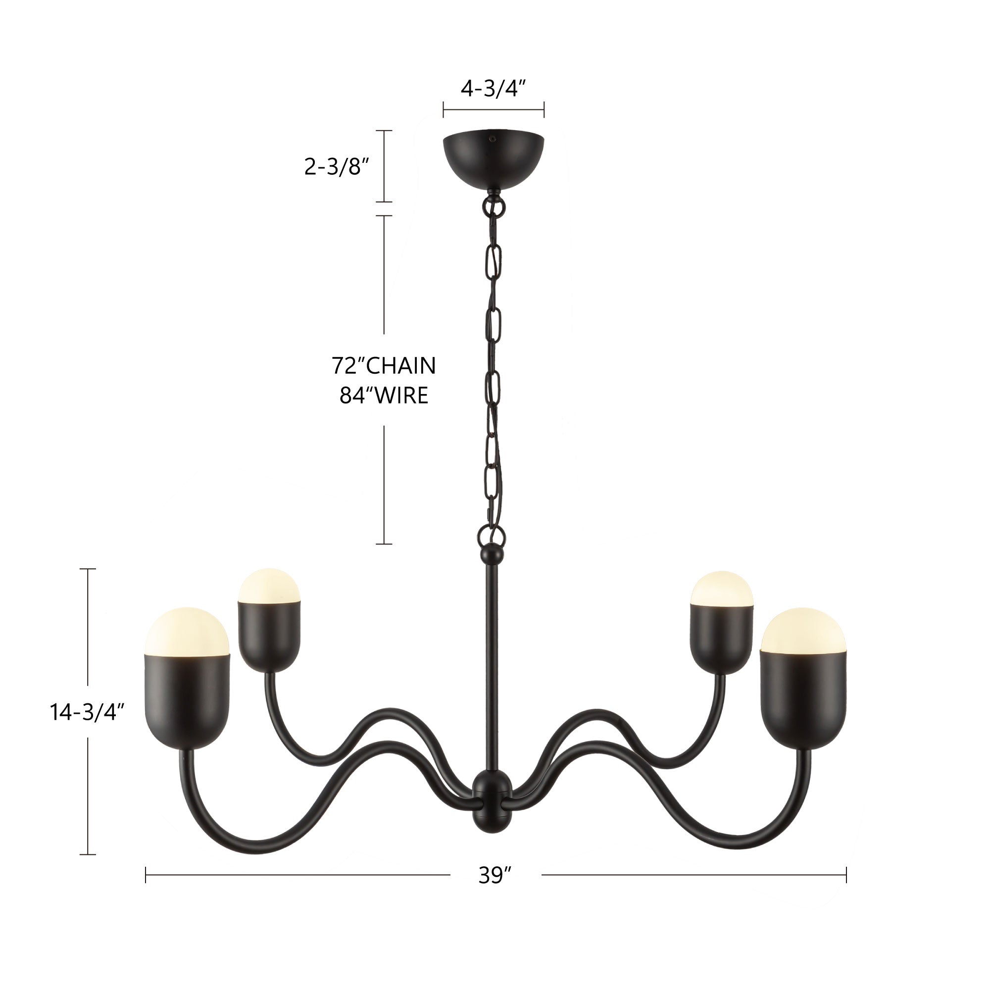 Effie 39-in Chandelier
