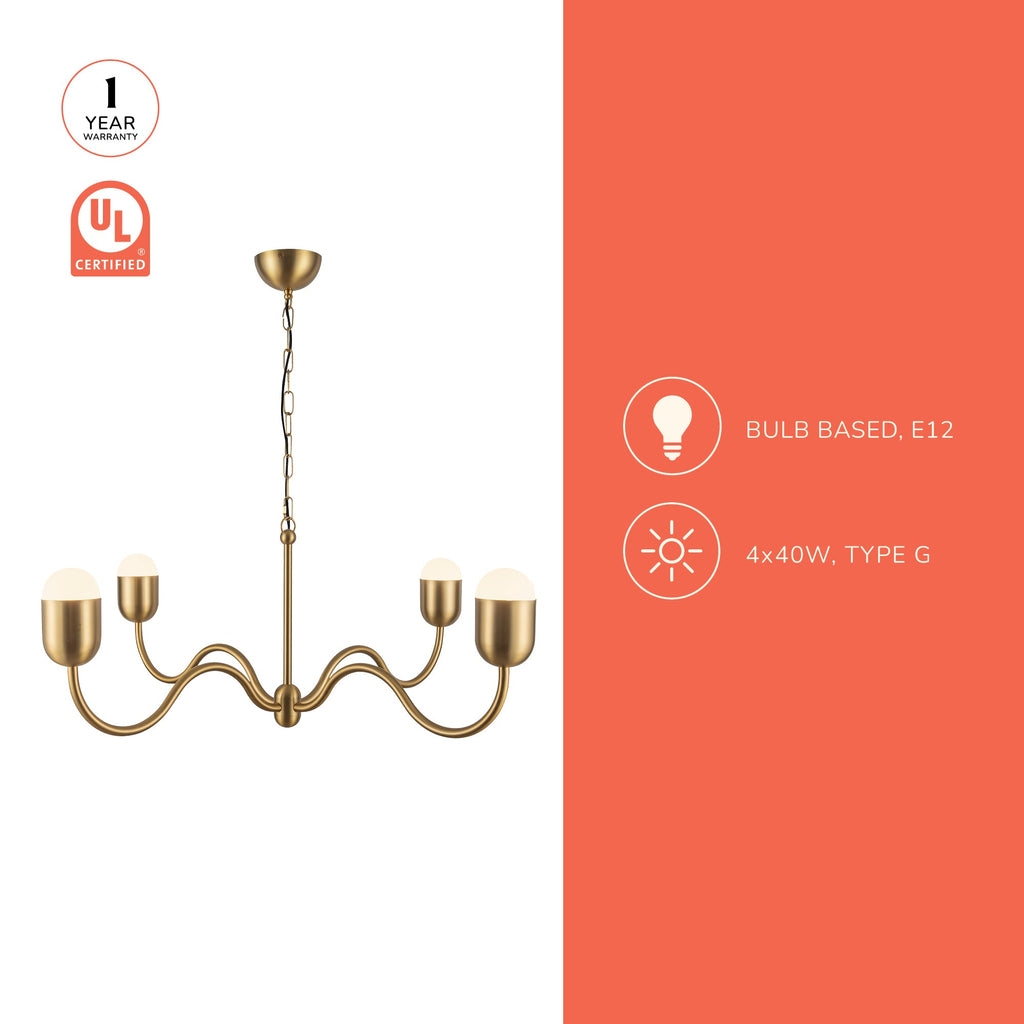 Effie 39-in Chandelier