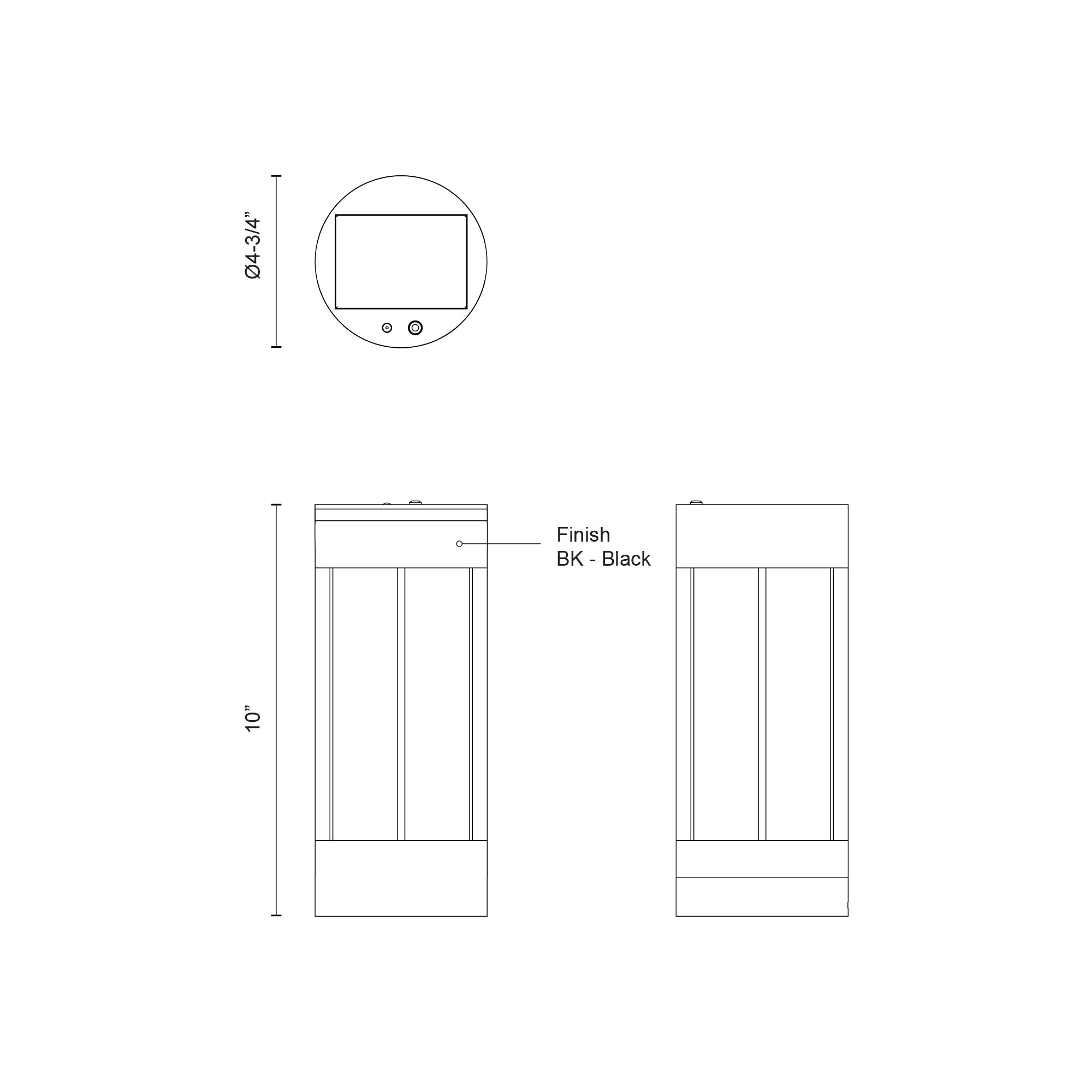 Suara 10-in Exterior Portable Lamp