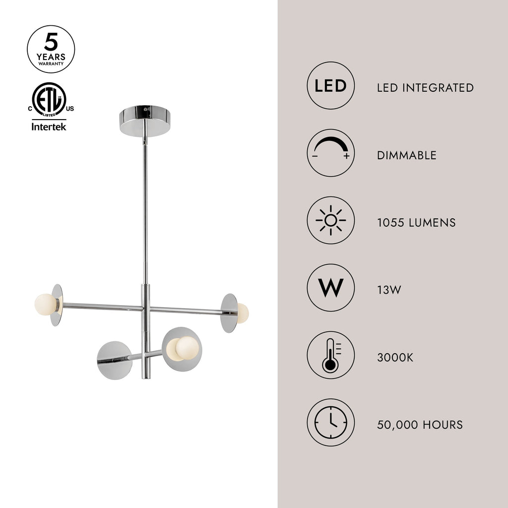Elixir 22-in Chandelier