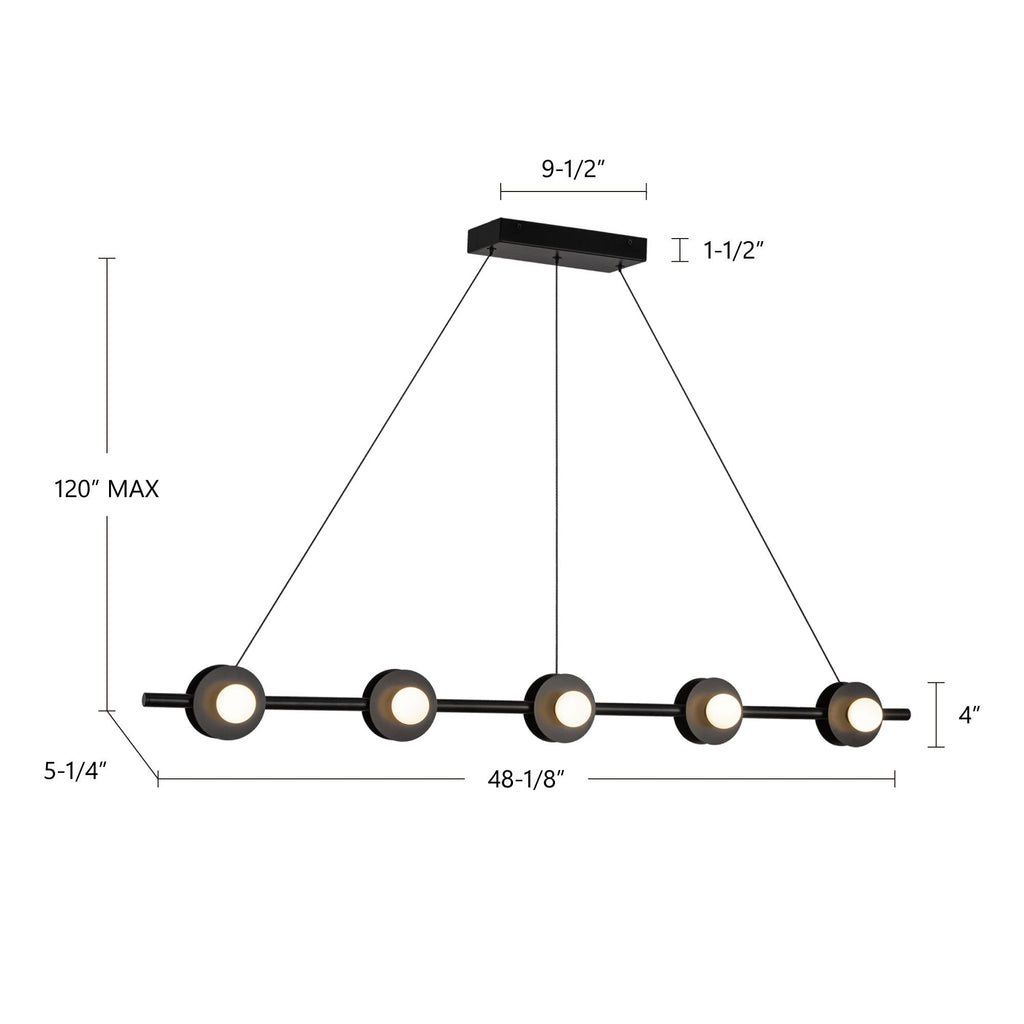 Elixir 48-in Linear Pendant