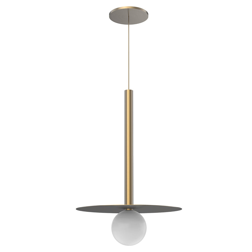 Elixir 19-in Pendant — Brushed Gold