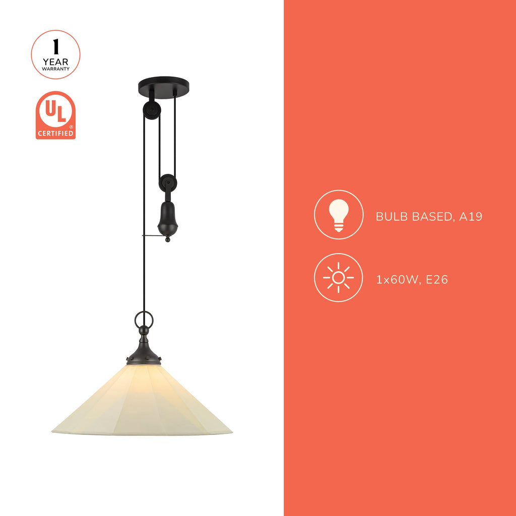 Ellen 20-in Pendant