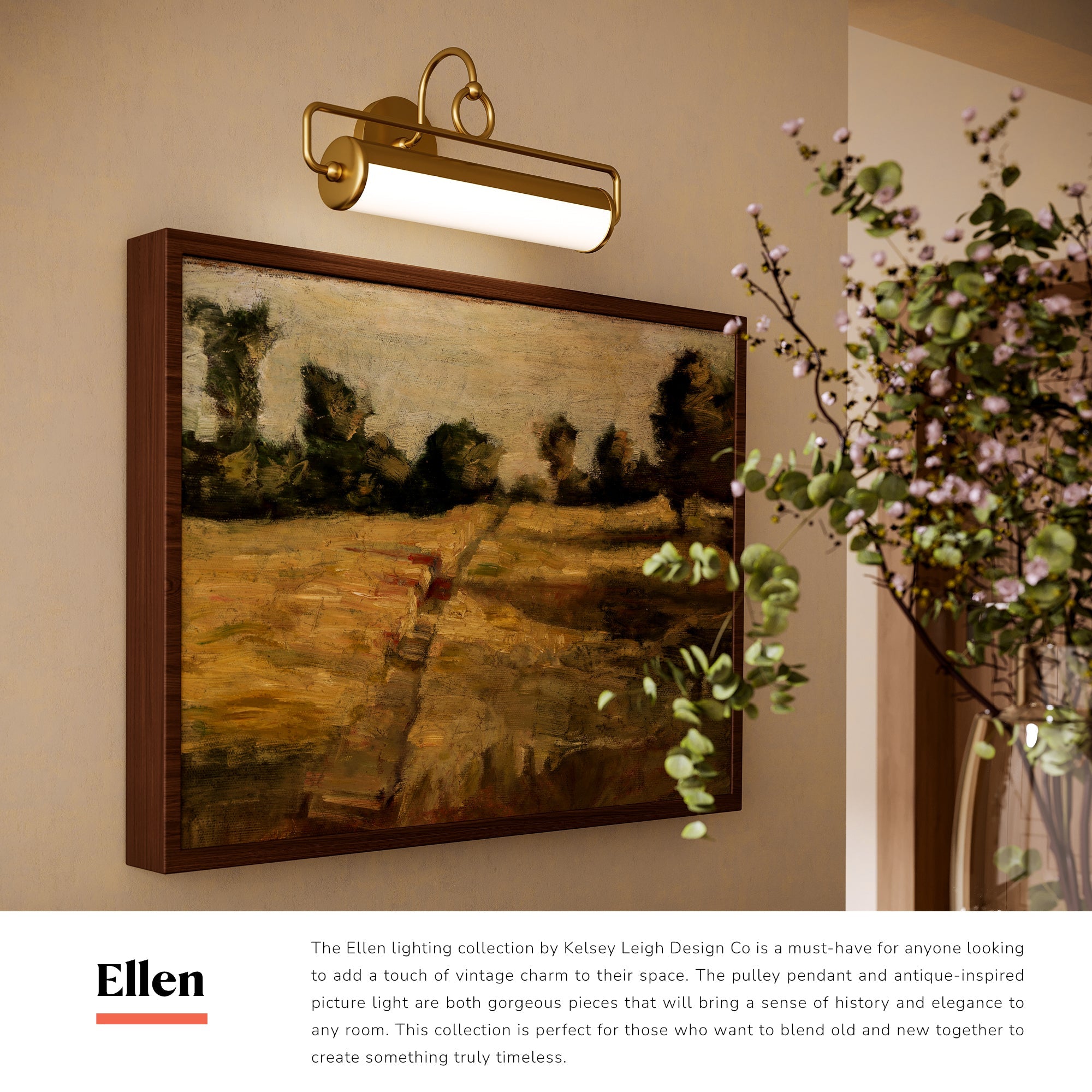 Ellen 21-in Wall/Picture Light