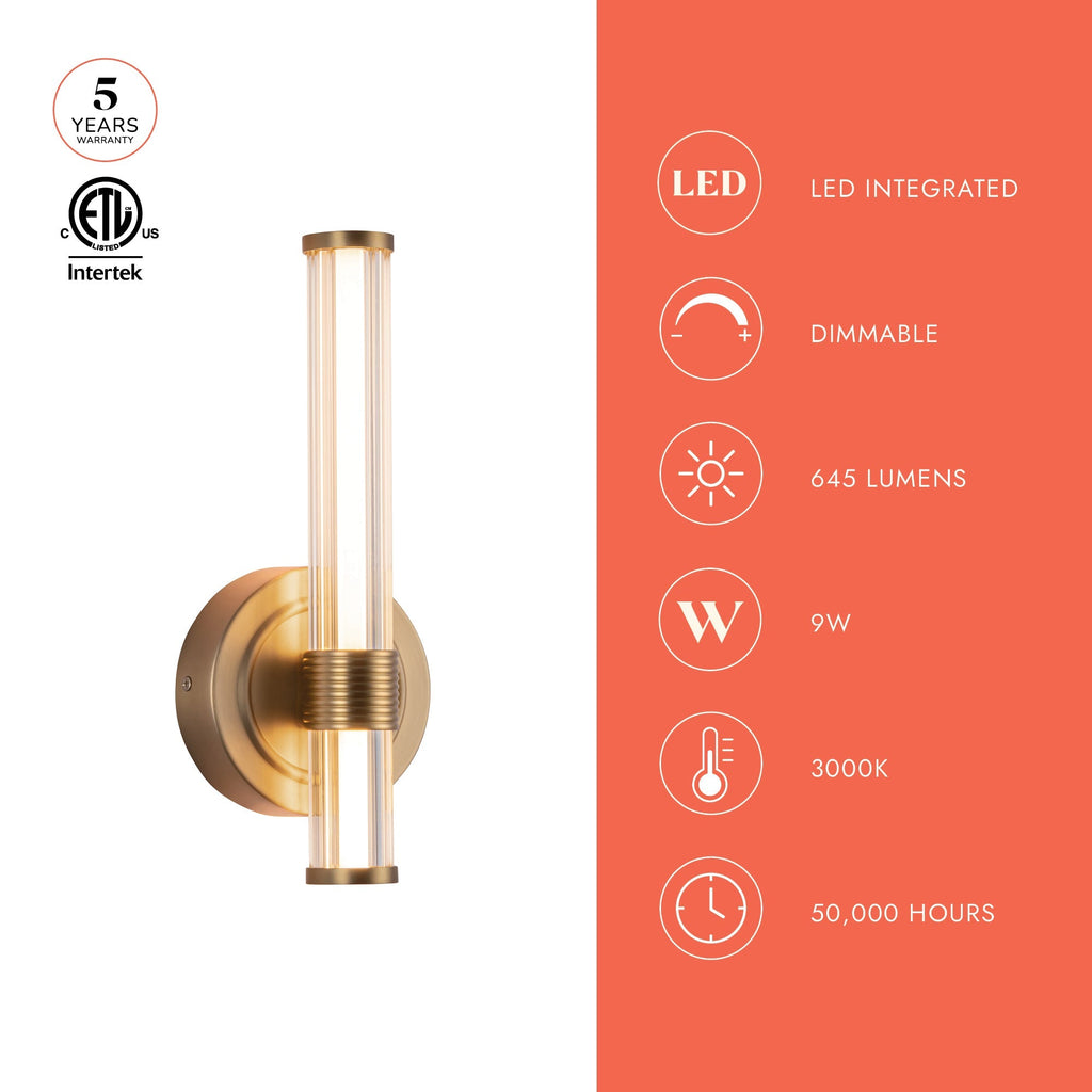 Elsie 12-in Wall/Vanity Light