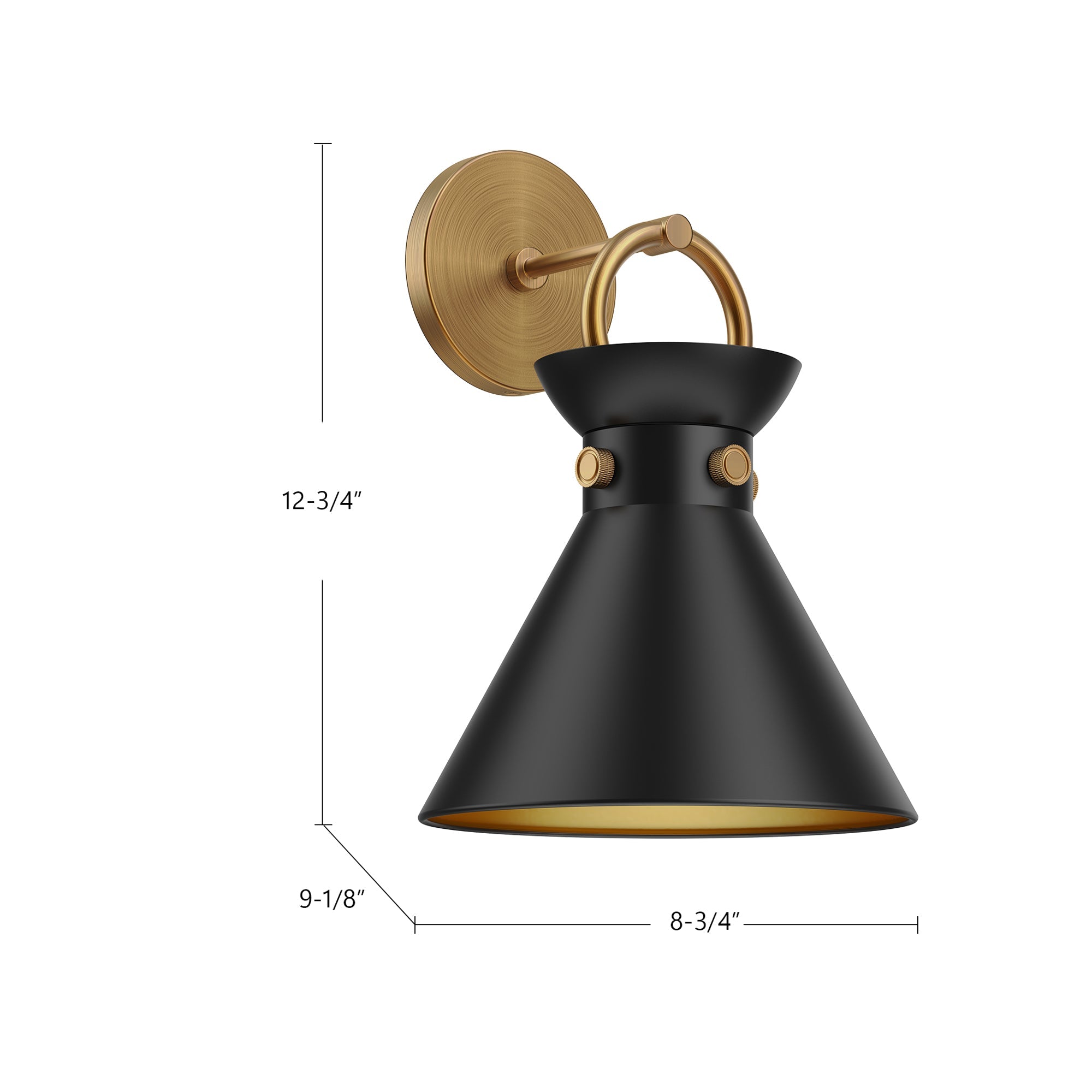 Emerson 9-in Wall/Vanity Light