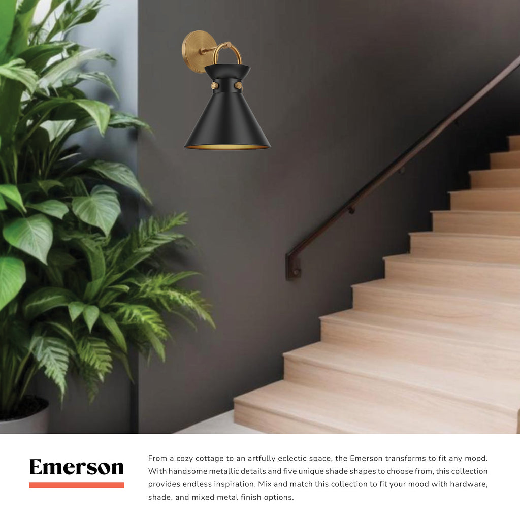 Emerson 9-in Wall/Vanity Light