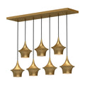 Emiko 36-in Linear Pendant — Brushed Gold