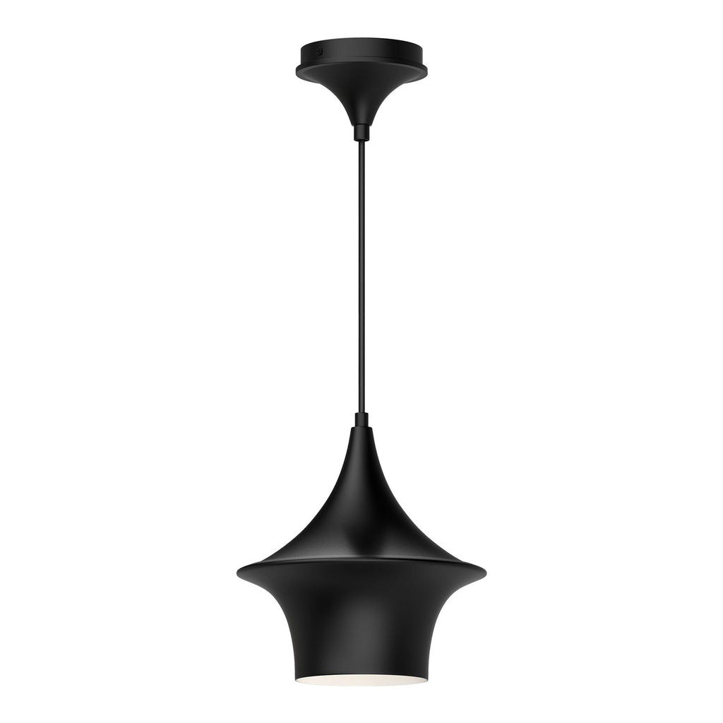 Emiko 9-in Pendant — Matte Black