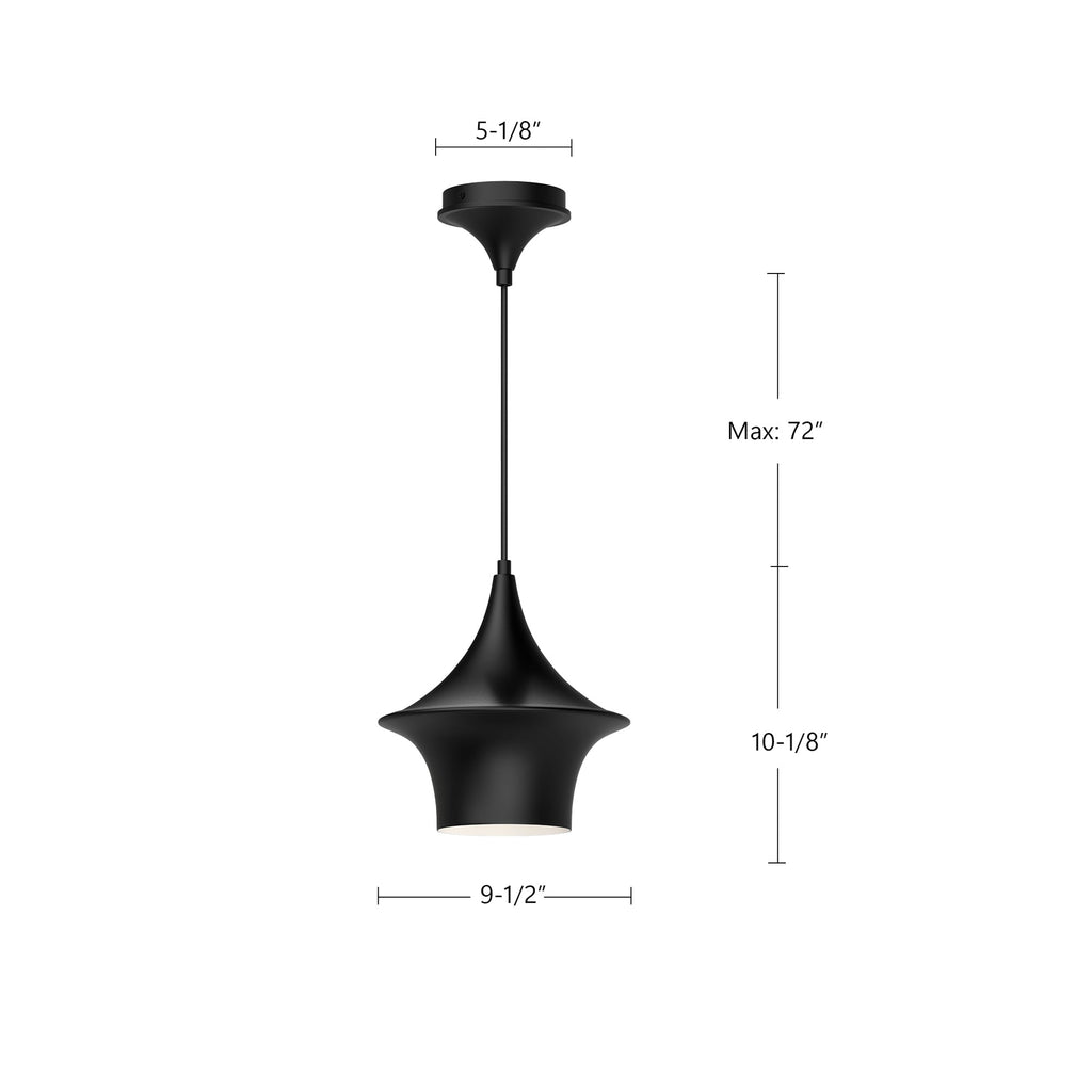 Emiko 9-in Pendant