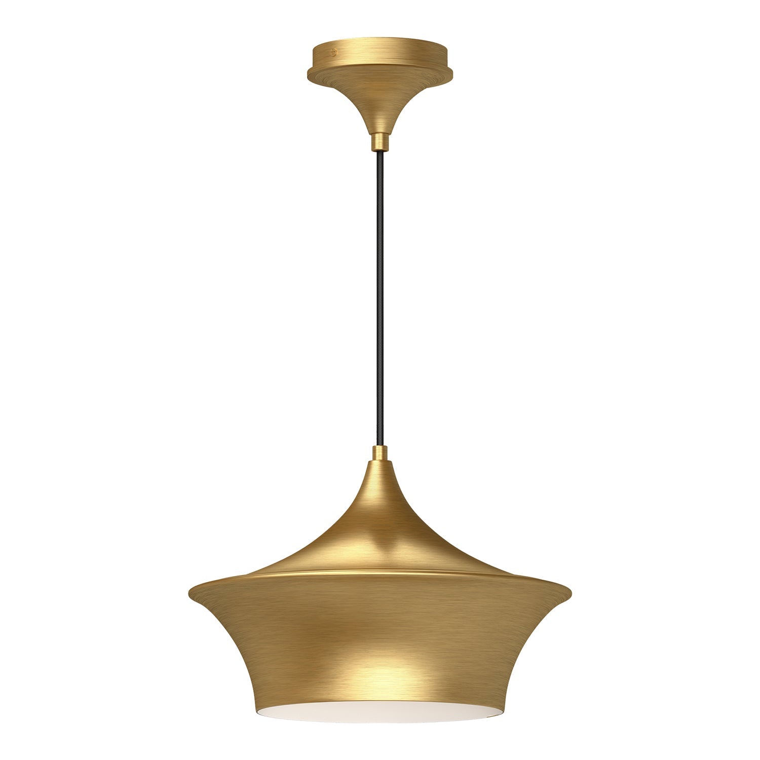 Emiko 13-in Pendant — Brushed Gold