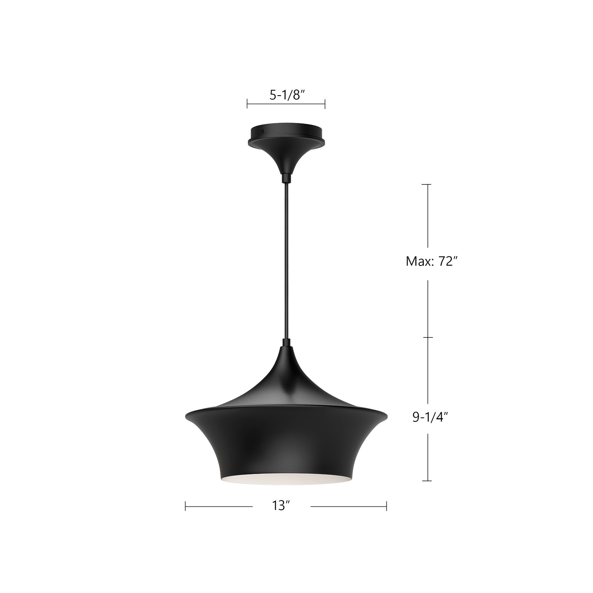 Emiko 13-in Pendant