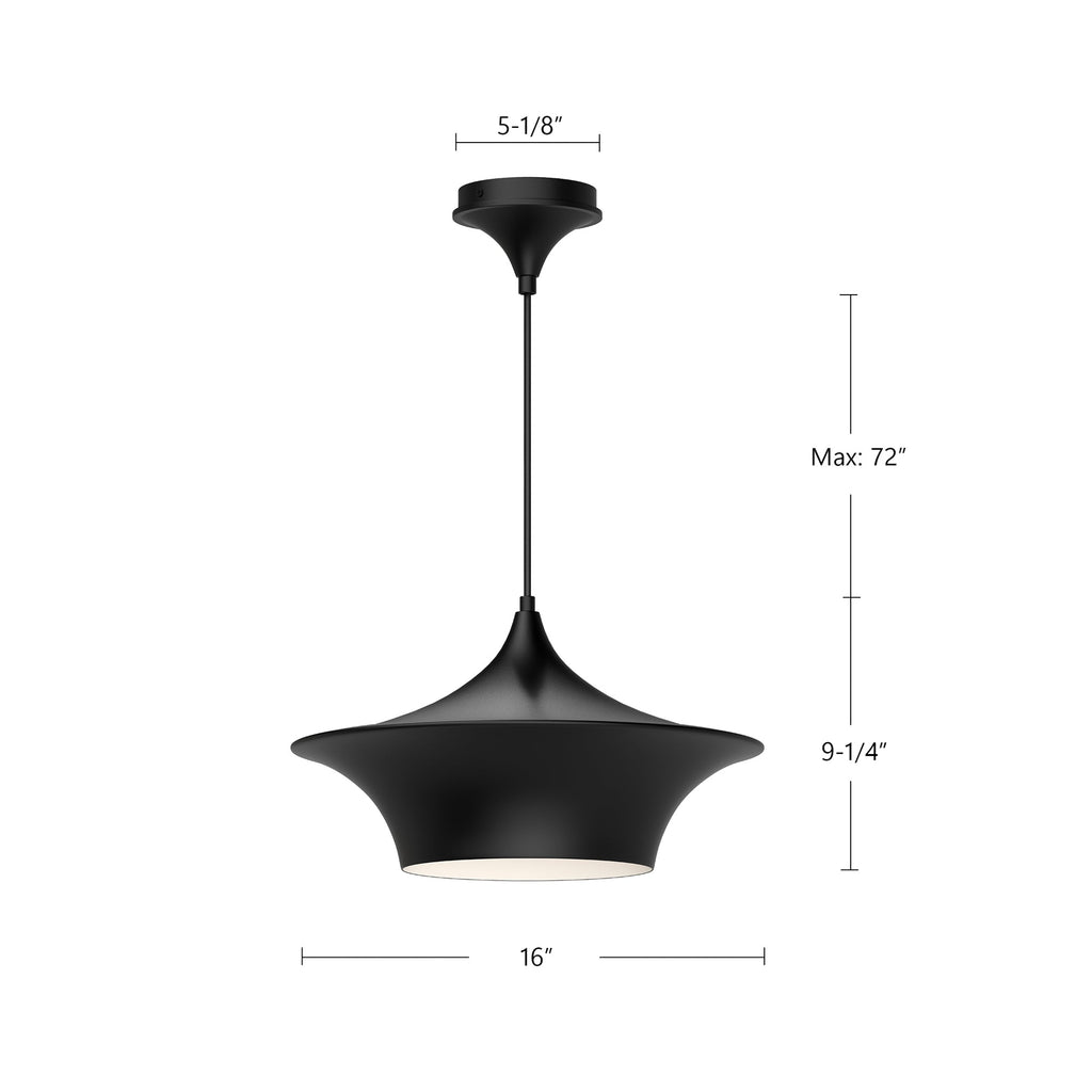 Emiko 16-in Pendant