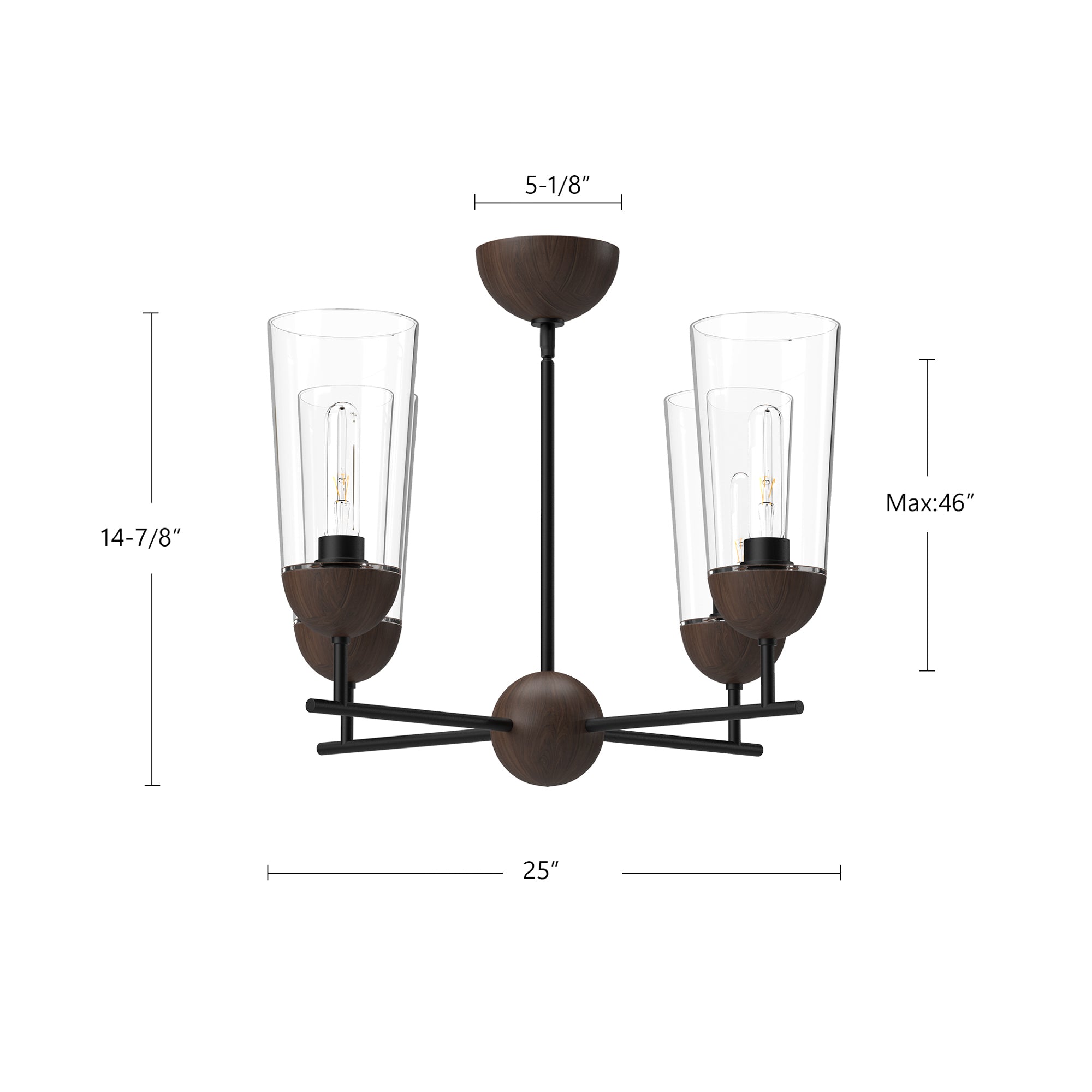 Emil 25-in Chandelier