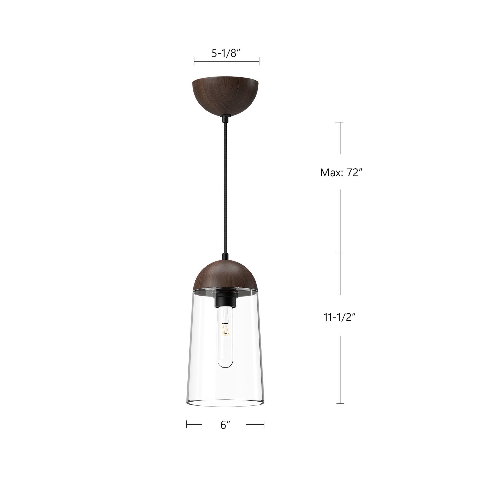 Emil 6-in Pendant