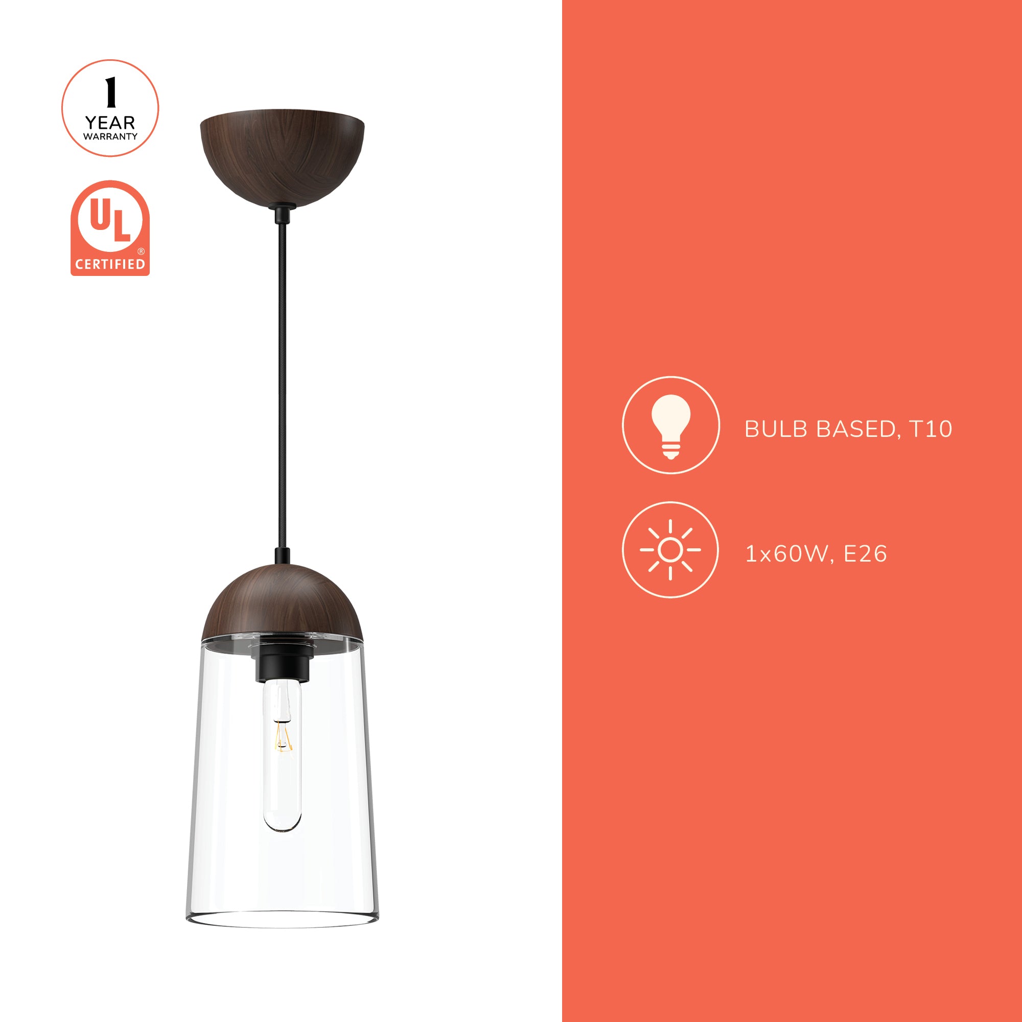 Emil 6-in Pendant