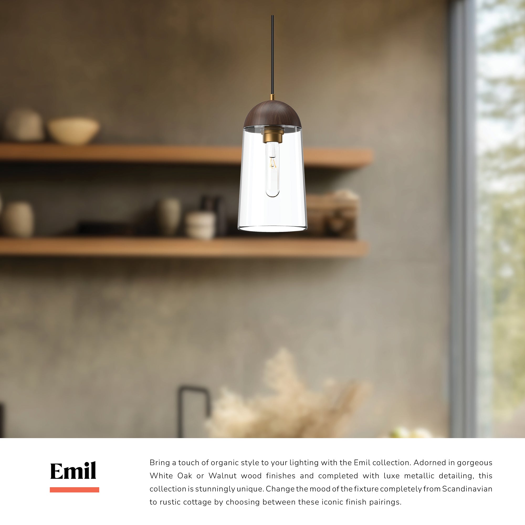 Emil 6-in Pendant
