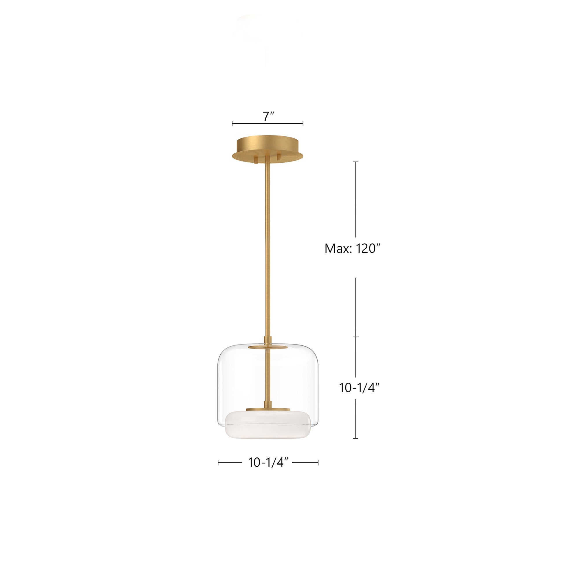 Enkel 10-in Pendant