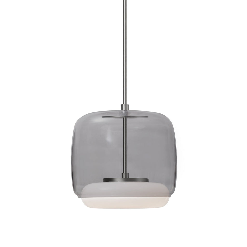Enkel 10-in Pendant — Smoked/Brushed Nickel [Universal Voltage]