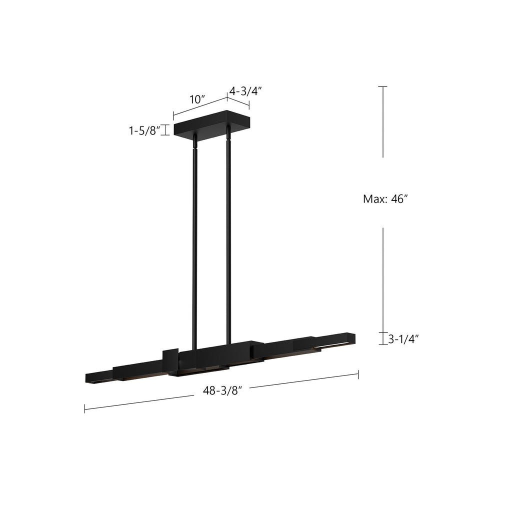 Enzo 48-in Linear Pendant