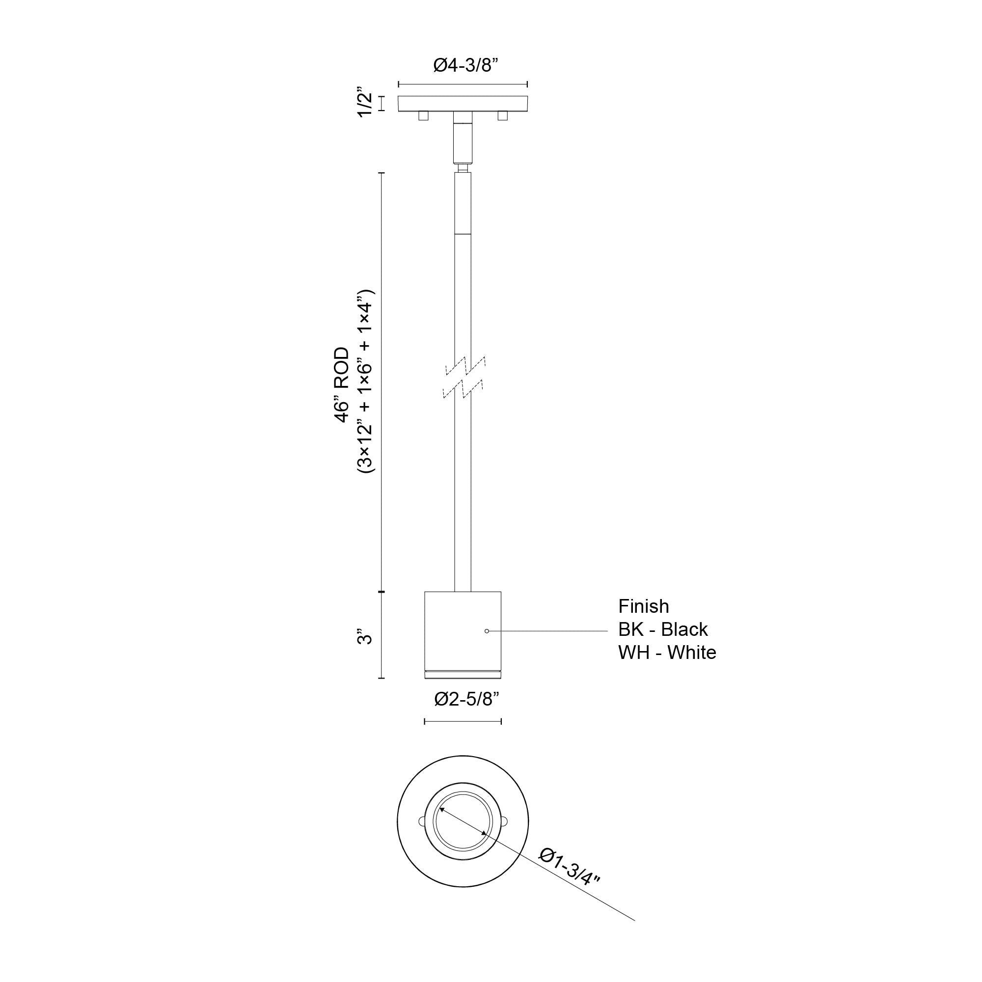 Nordic 3-in (2-in Dia.) Exterior Pendant