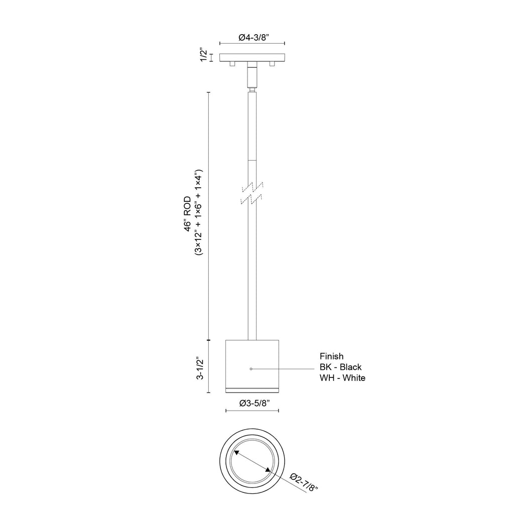Nordic 3-in (3-in Dia.) Exterior Pendant