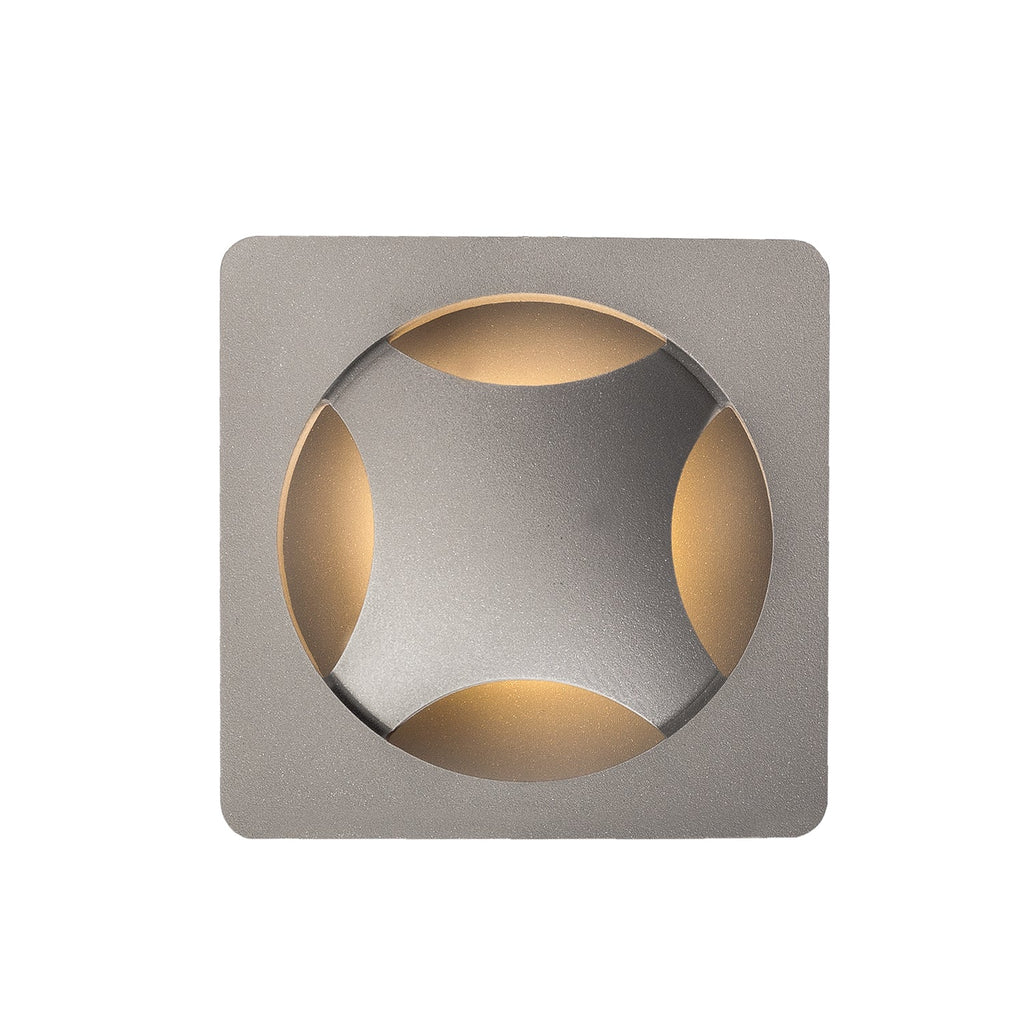 Etna 8-in Exterior Wall Sconce — Gray