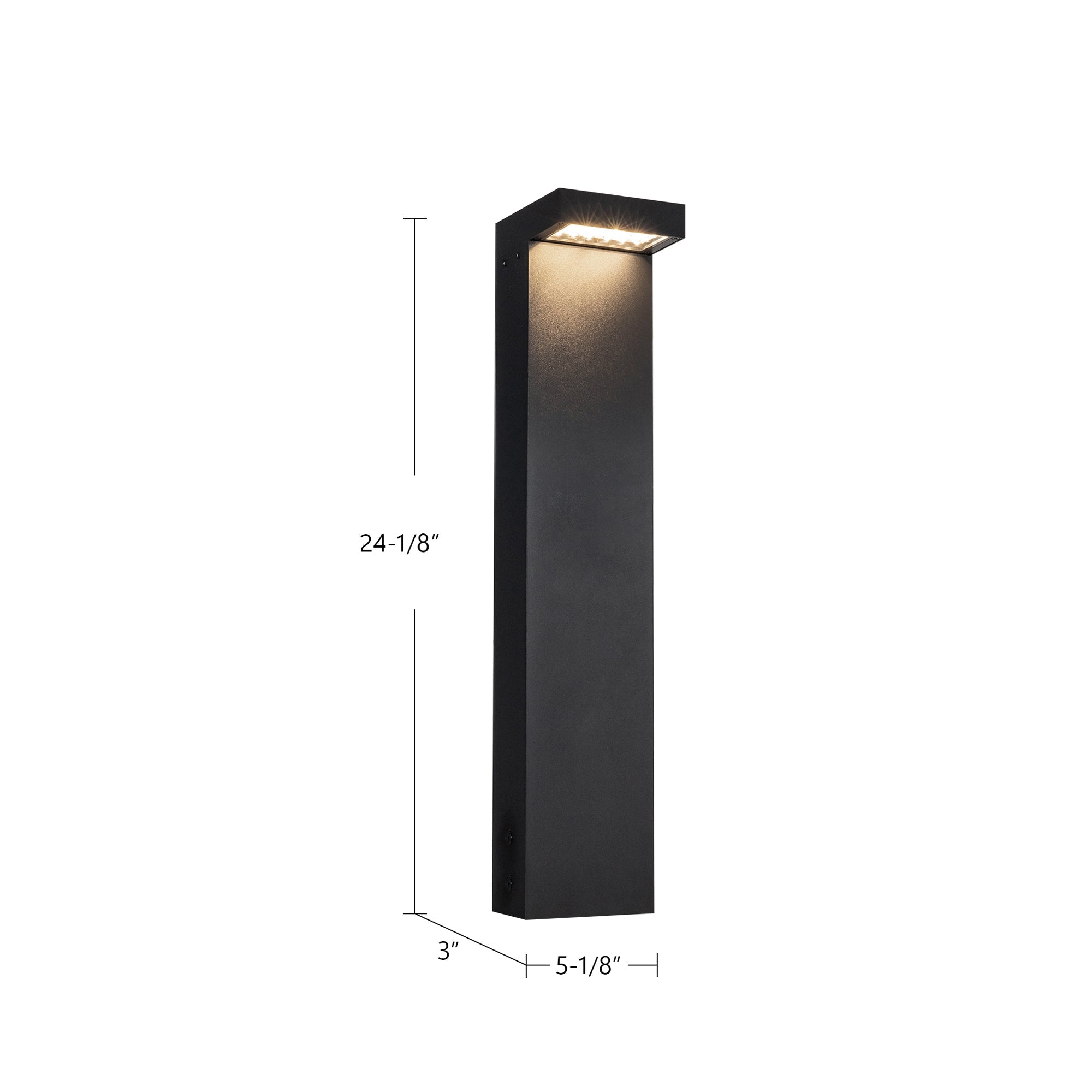 Evans 24-in Exterior Bollard