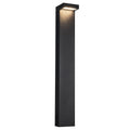 Evans 36-in Exterior Bollard — Black [Universal Voltage]
