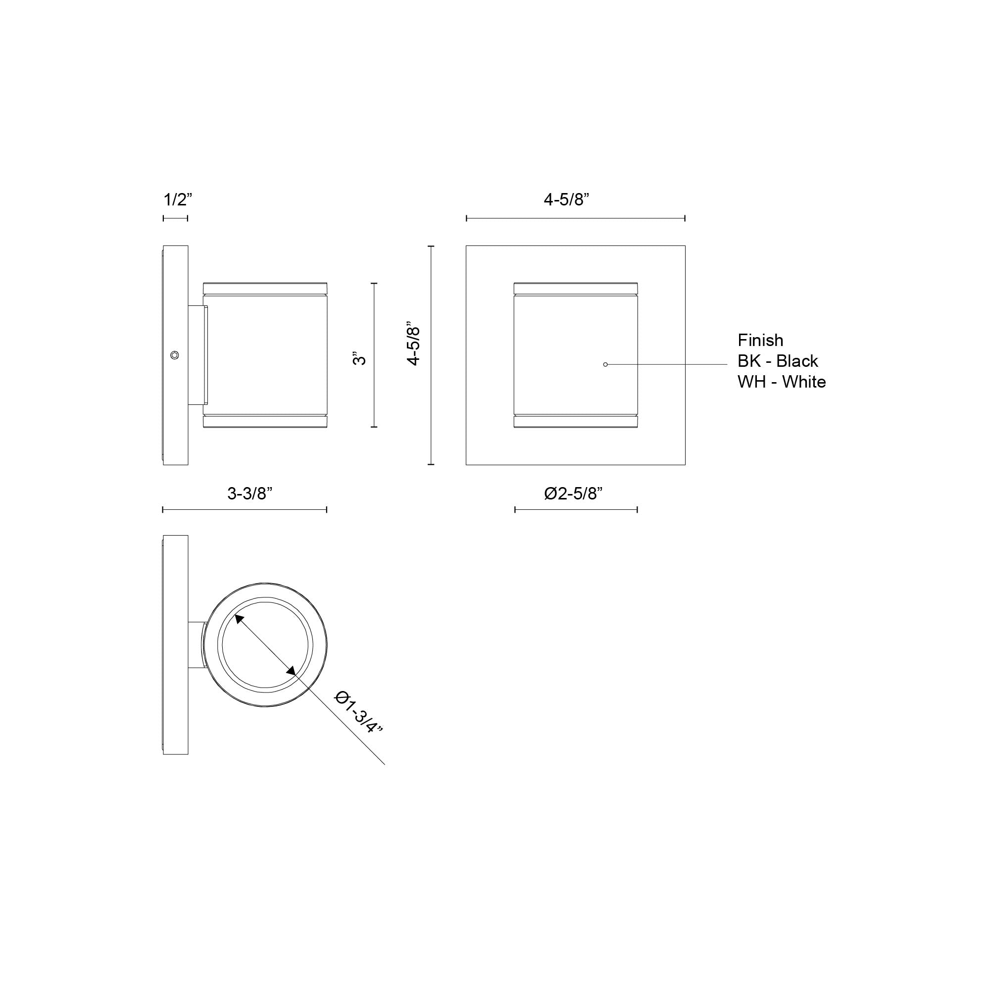 Nordic 4-in (2-in Dia.) Exterior Wall