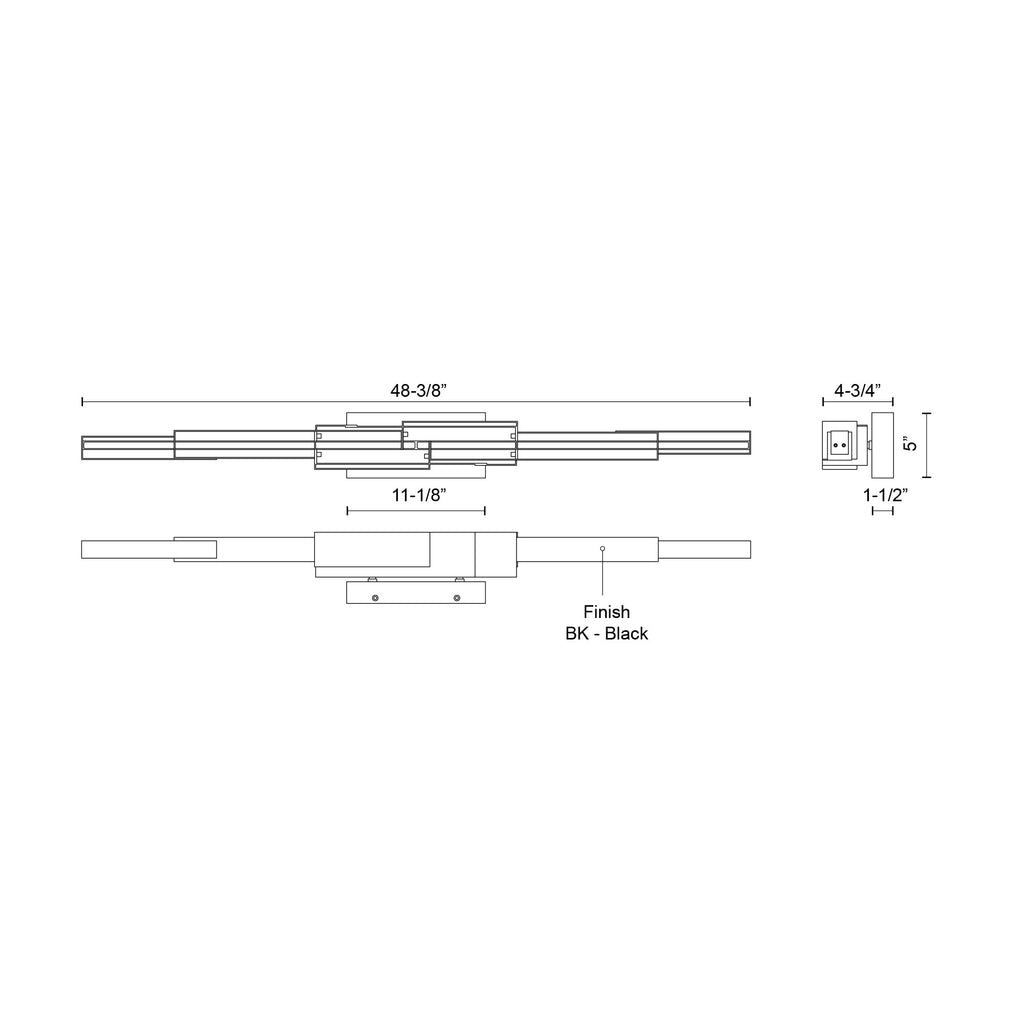 Enzo 48-in Wall Sconce