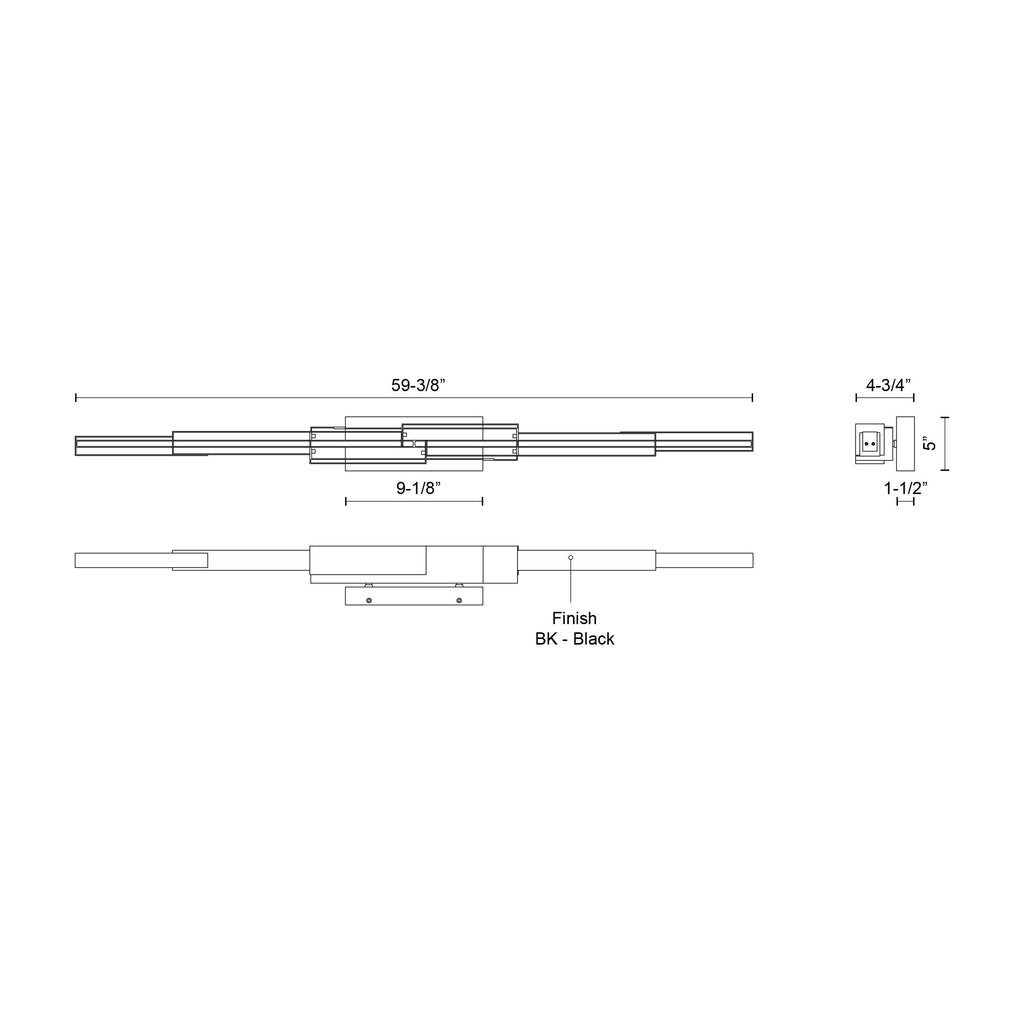 Enzo 60-in Wall Sconce