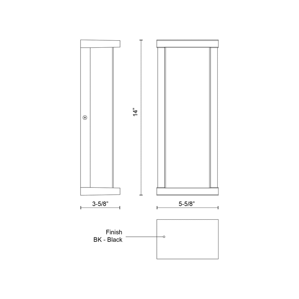 Bravo 14-in Exterior Wall Sconce