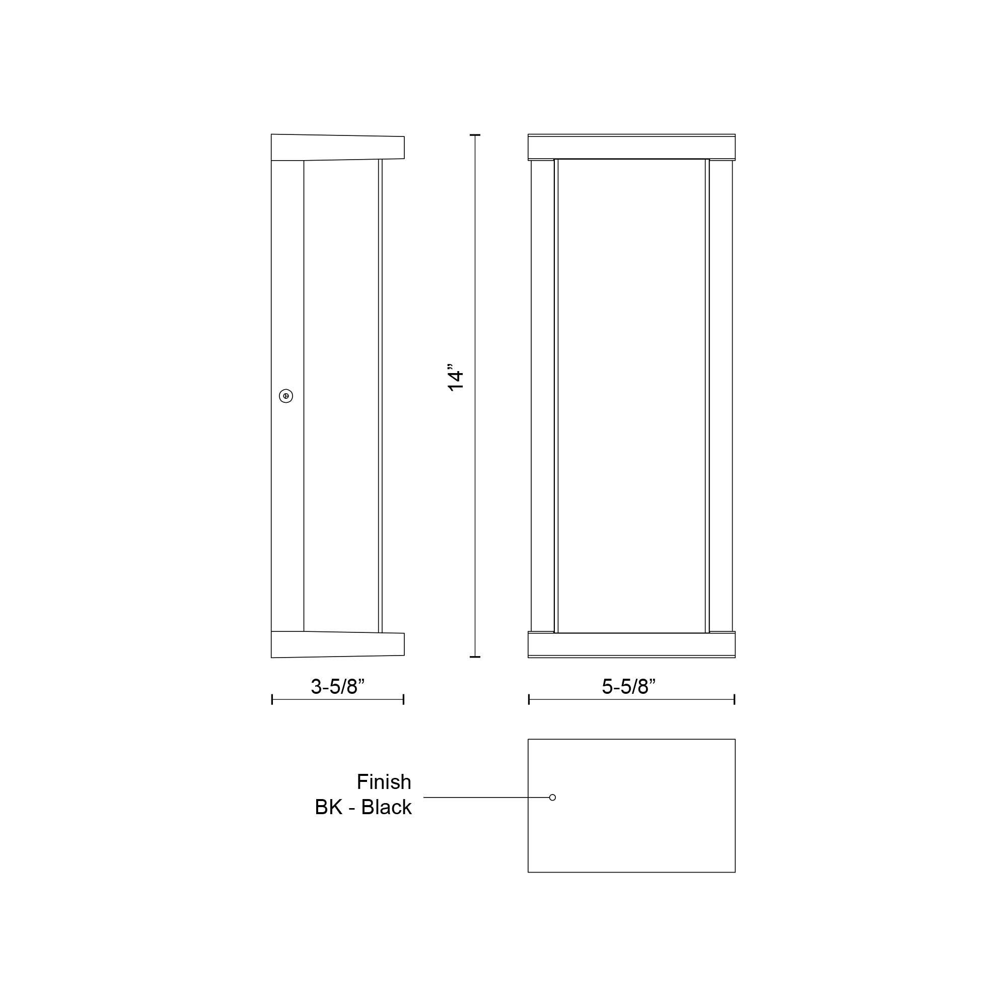 Bravo 14-in Exterior Wall Sconce
