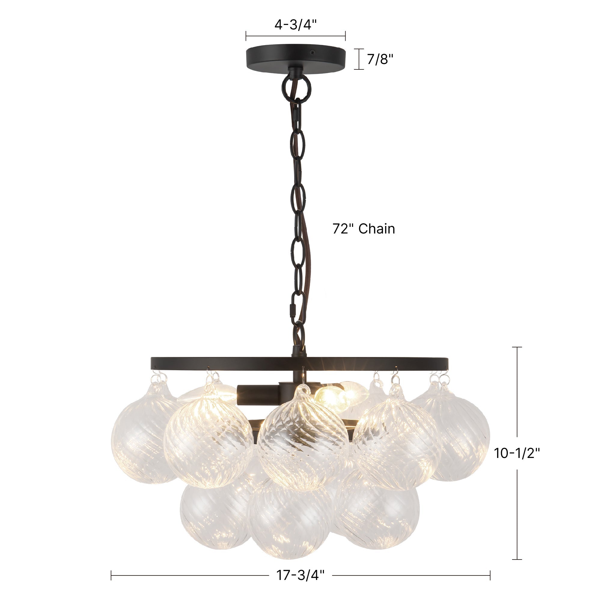 Faye 18-in Chandelier