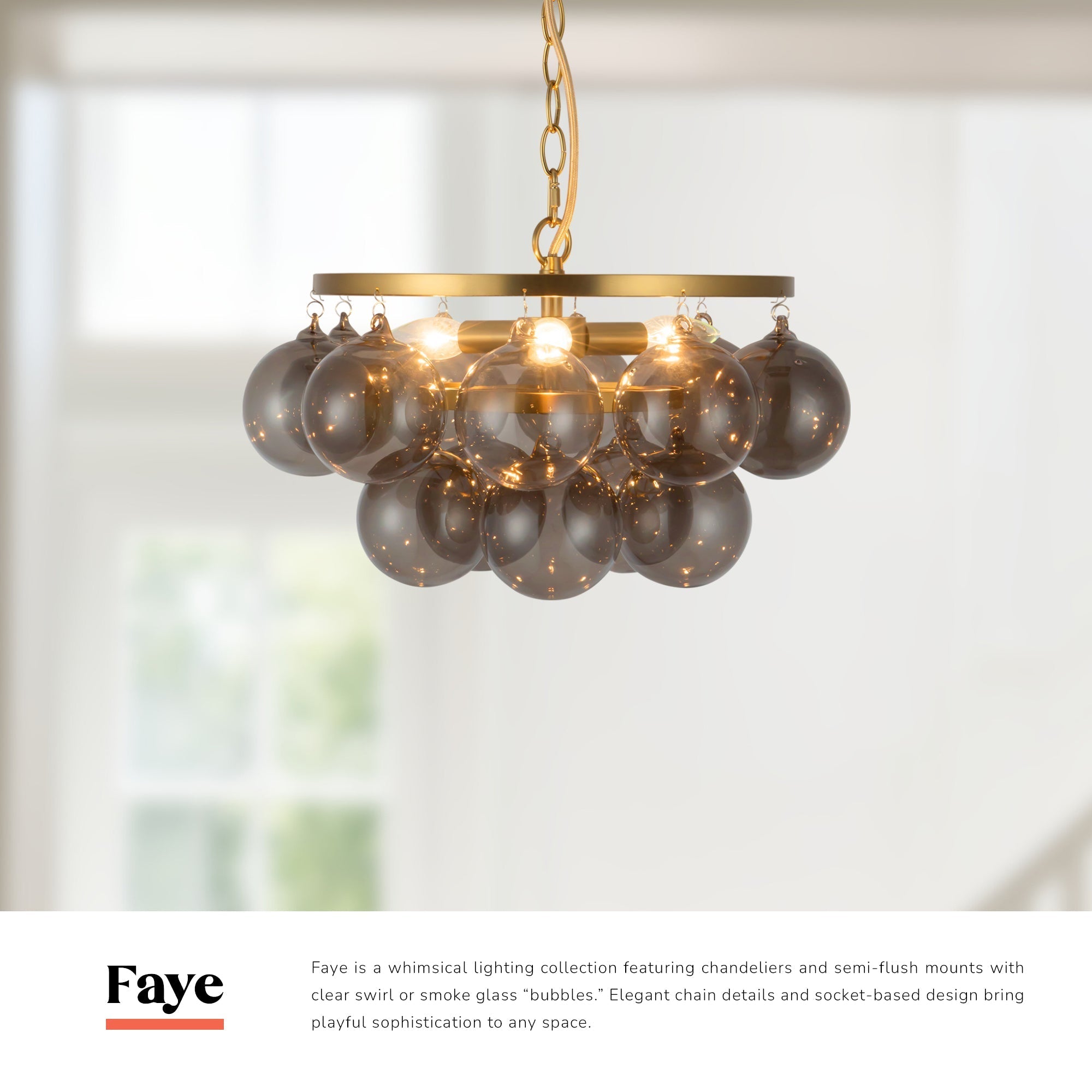 Faye 18-in Chandelier