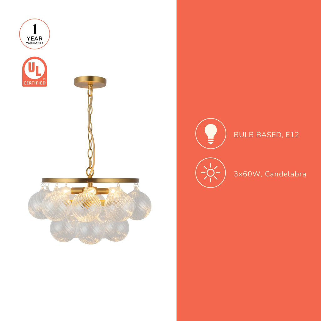 Faye 18-in Chandelier