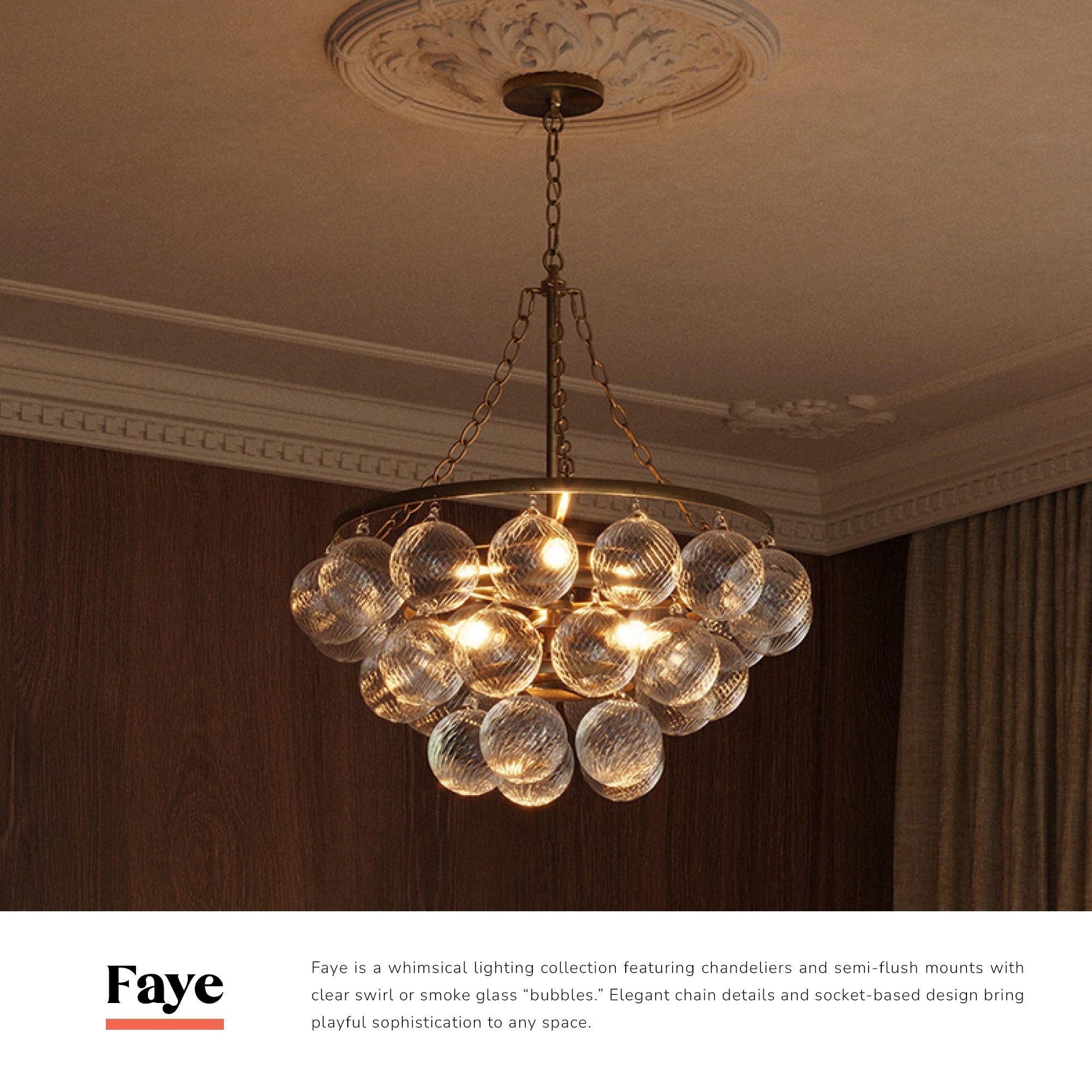 Faye 24-in Chandelier